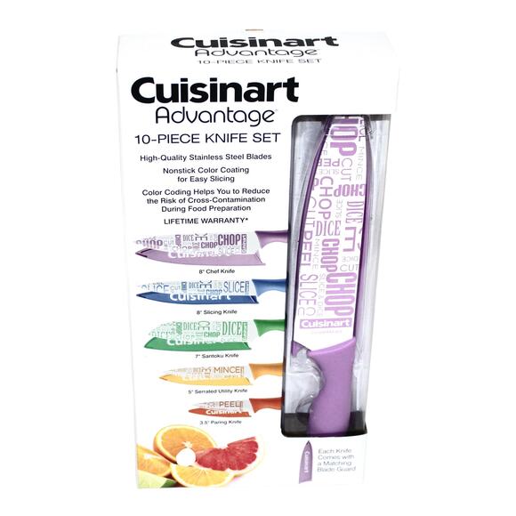 Cuisinart Ceramic-Coated Printed Cutlery Set NWT - Picture 1 of 4